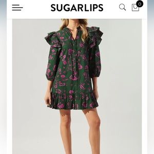 SugarLips Close To You Sammy Ruffle Drop Waist Dress